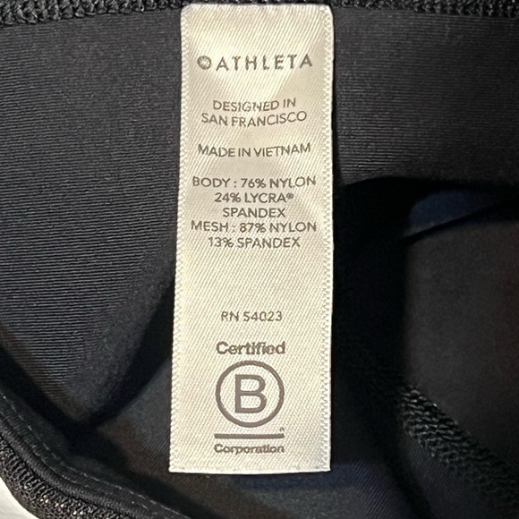 Athleta Stay Fly Reflective 7/8 Tights M Black High-Performance Workout Leggings - Picture 12 of 13